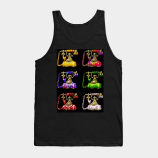 Retro phones Tank Top